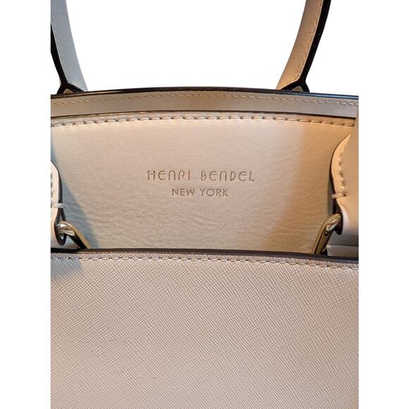 Henri Bendel West 57th Leather Mini Carry All with Lacing - Picture 3 of 16